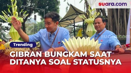 Jadi Cawapres Prabowo, Gibran Bungkam Saat Ditanya Soal Statusnya sebagai Kader PDIP