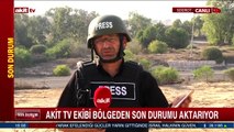 Akit TV ekibi sınırdan son durumu aktarıyor