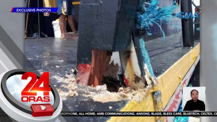 Bahagi ng bakod ng Unaiza May 1, halos mabali; BRP Cabra may bangas sa pagbangga ng barko ng China | 24 Oras