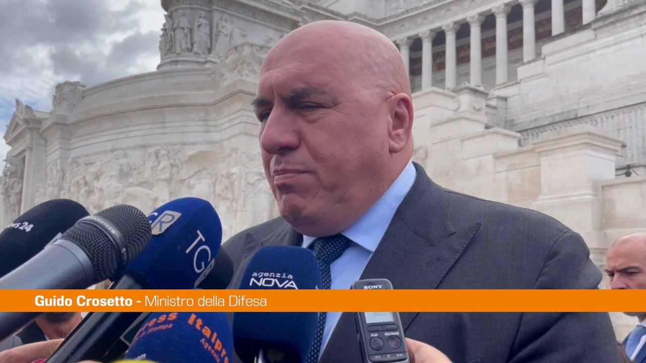 Crosetto "L'Altare della Patria rappresenta pezzo della nostra storia"