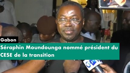 [#Reportage] Gabon : Séraphin Moundounga nommé président du CESE de la transition