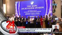 GMA Integrated News pillars at ilang personalidad, kinilala ng Manila Overseas Press Club | 24 Oras
