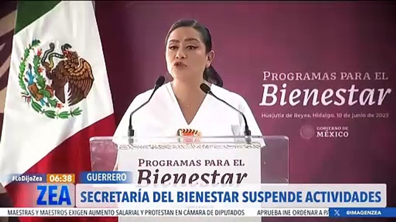 Suspenden actividades de la Secretaría del Bienestar en Guerrero por "Otis"
