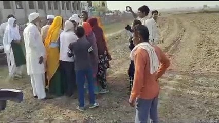 Dalit couple who had gone to the fields were beaten with sticks...wat