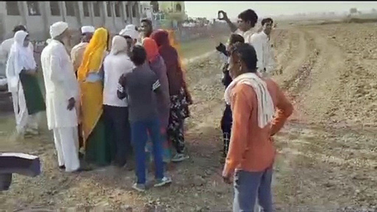 Dalit couple who had gone to the fields were beaten with sticks...wat