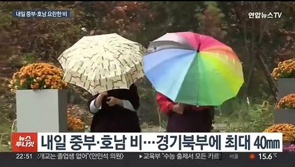 내일 중부·호남 요란한 비…일부 지역에 우박도