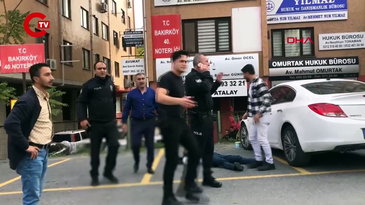 Bakırköy Adliyesi önünde kavga 1 yaralı