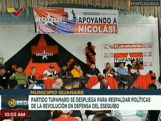 Portuguesa | Partido Tupamaro realizó despliegue para debatir puntos sobre la defensa del Esequibo