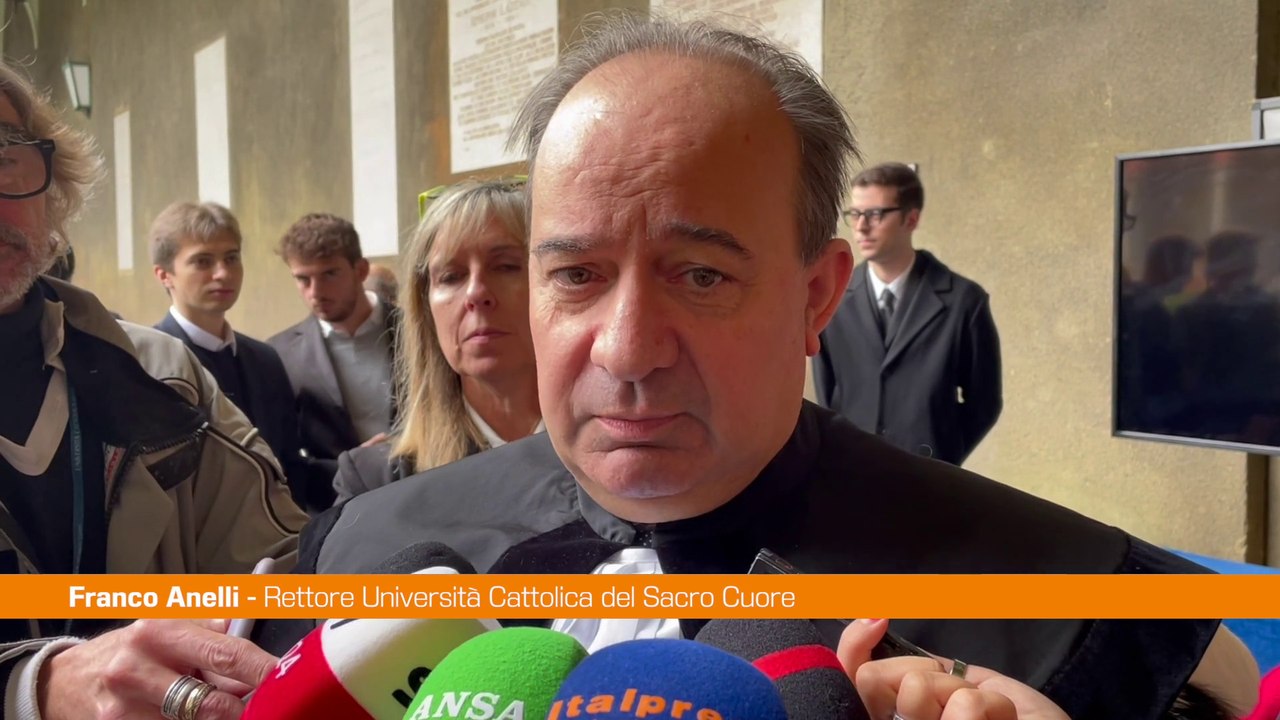 Università Cattolica, il Rettore Anelli "Gli atenei non sono start up"