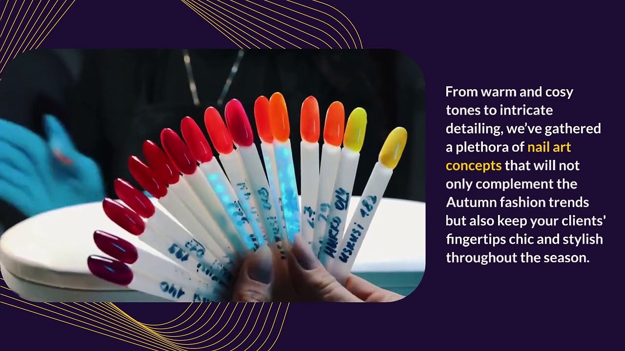 Top 20 atumn nail design for your clients in 2023