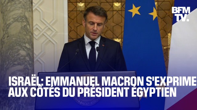 La France ne pratique pas le double standard : la prise de parole d'Emmanuel Macron aux côtés du président égyptien en intégralité