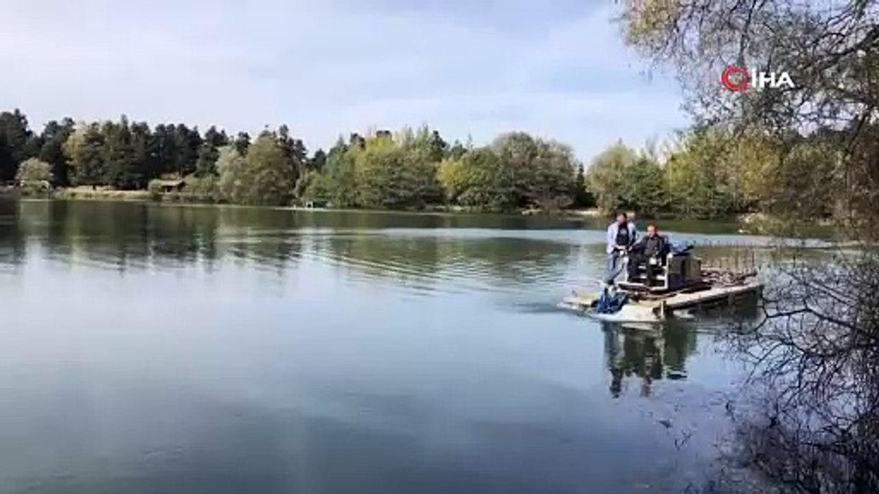 Gölcük Tabiat Parkı böyle temizleniyor
