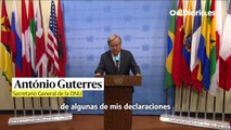 Guterres dice que “se tergiversaron” sus palabras sobre Hamás, al que condena de nuevo