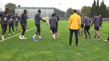 Toulouse FC training ahead of Europa League trip to Liverpool