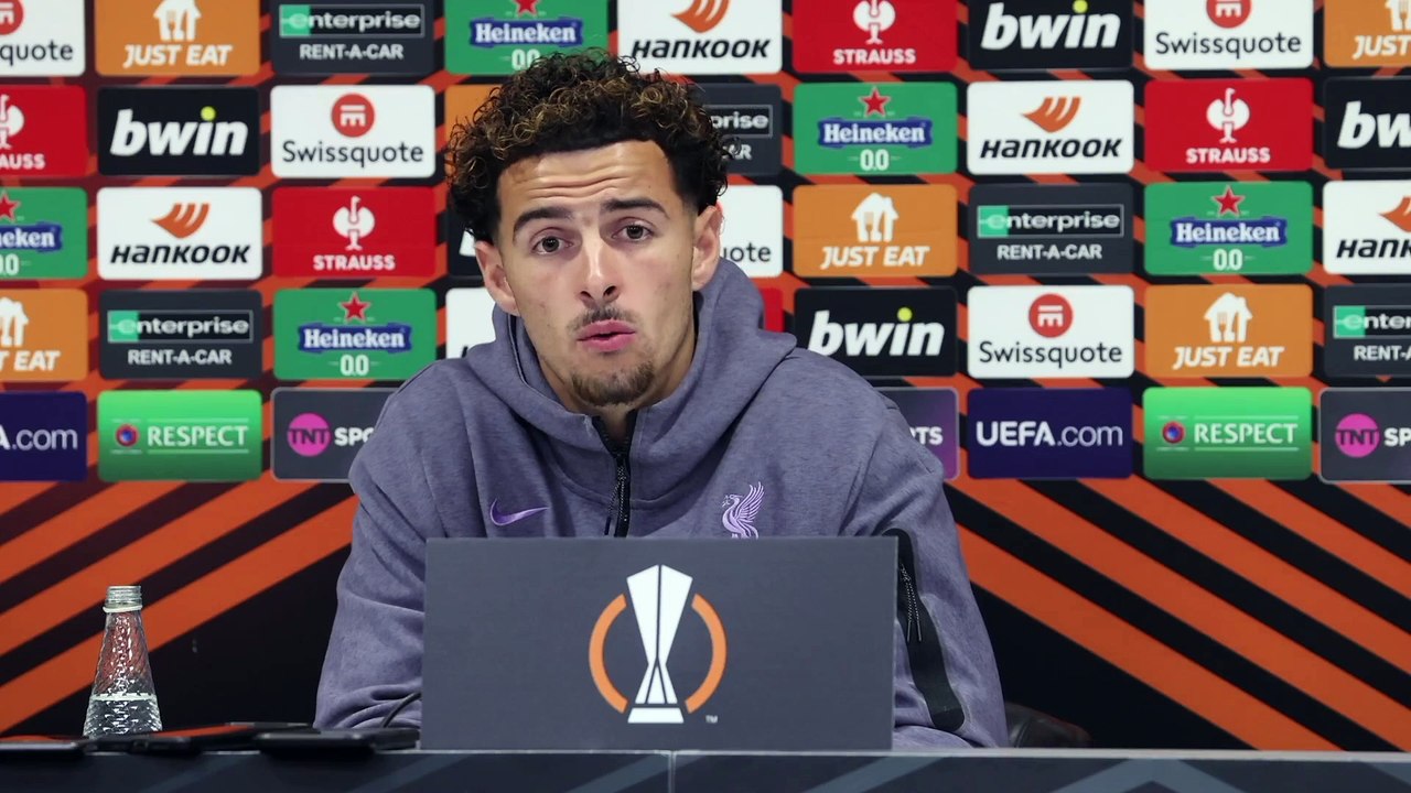 Curtis Jones previews Liverpool's clash with Toulouse in Europa League