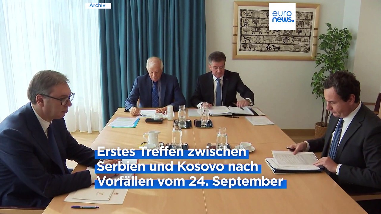 Neuer annäherungsversuch: serbien und kosovo wollen in brüssel miteinander sprechen