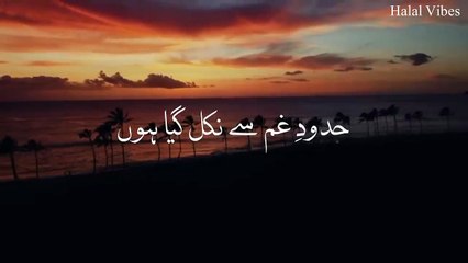 Sukoon Paya _ (Slowed Reverb) _ Ghulam Mustafa Qadri _ Halal Vibes(720P_HD)