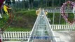 Detik-Detik Wahana Wisata Jembatan Kaca di Banyumas Tiba-Tiba Pecah, 1 Wisatawan Tewas