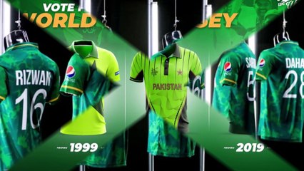 Pakistan Cricket Shirt Designs in World Cups (1992-2023)