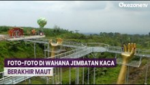 Wahana Wisata Jembatan Kaca di  Bbanyumas Tiba-Tiba Pecah, 1 Wisatawan Tewas