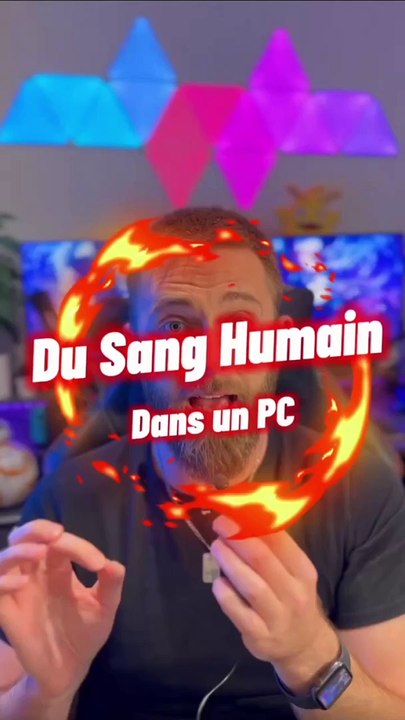 Un PC fait de sang Humain
