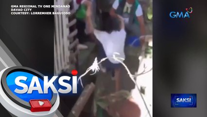 Ilang SK candidates, nalaglag sa tulay habang nagkakabit ng campaign posters | Saksi