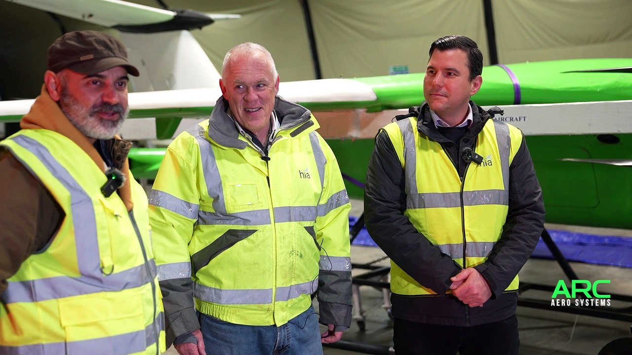 Drone flight test at Wick airport