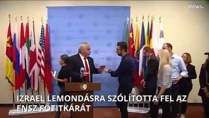 Izrael lemondásra szólította fel az ENSZ főtitkárát