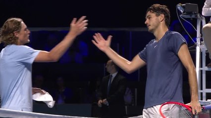 Bâle - Fritz dispose de Purcell après deux manches très serrées