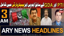 ARY News 3 AM Headlines 26th October 2023 | Former PTI and GDA MPAs join People's Party