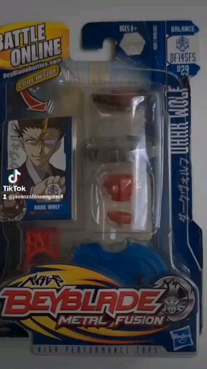 Metal fight beyblade : Dark wolf df145 fs. Original Hasbro version. Since Tik Tok and others