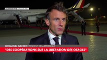 Emmanuel Macron : «Il n’y a pas de négociations à mener avec le Hamas, il faut procéder aux avancées avec l’autorité palestinienne»