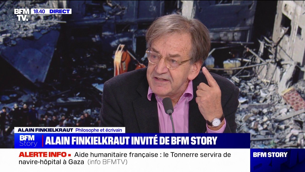 Alain Finkielkraut: "Le Hamas est notre ennemi et l'ennemi aussi de la cause palestinienne"