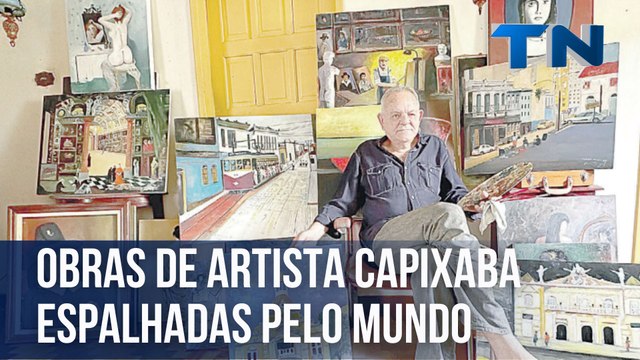 Obras de artista capixaba espalhadas pelo mundo
