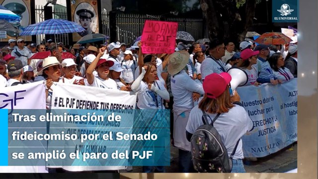 Se extiende paro nacional del Poder Judicial, tras eliminación de fideicomisos