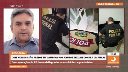 Dois homens são presos em Campina Grande por abusos sexuais contra crianças