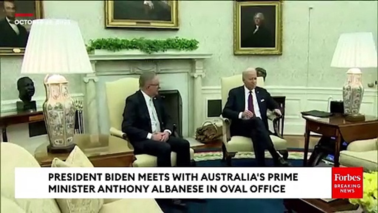 Biden Meets With Australian PM Anthony Albanese In Oval Office