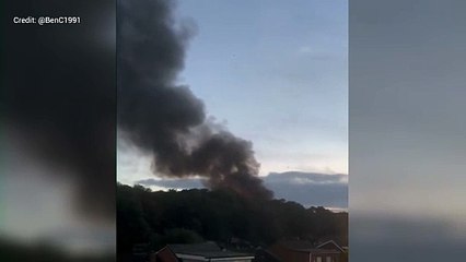 Download Video: Explosions heard from M2 lorry fire near Rochester