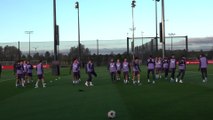 Liverpool training ahead of Toulouse visit to Anfield