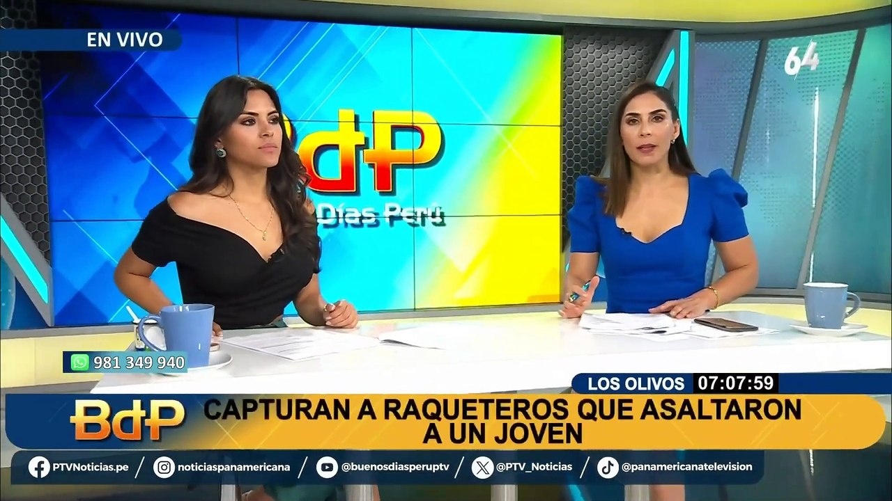 Capturan a raqueteros que asaltaron a un joven en Los Olivos