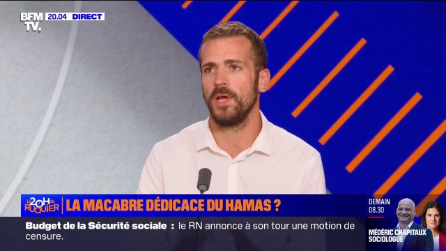 On les sent exaltés par ce qu'ils ont fait : Nicolas Coadou et Hugo Dorsemaine, journalistes BFMTV de retour d'Israël, réagissent aux images des massacres du Hamas communiquées par l'armée israélienne qu'ils ont pu consulter