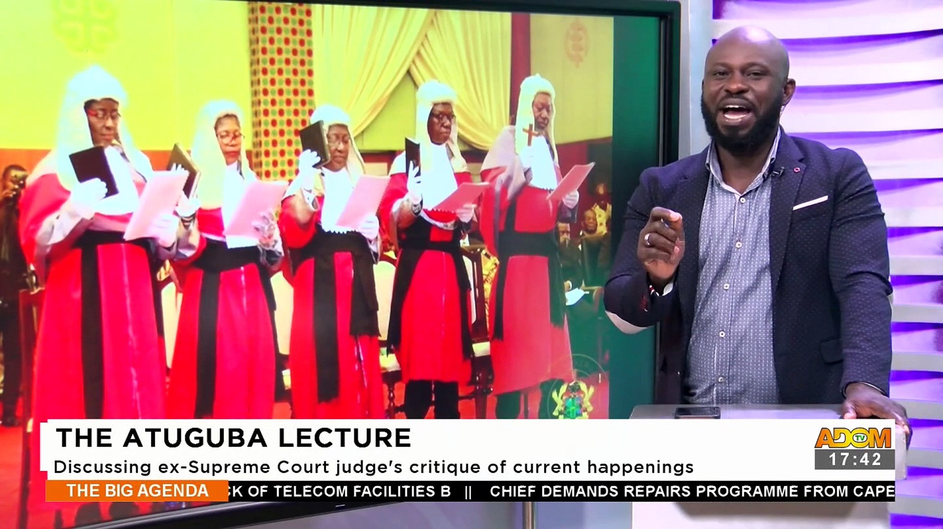 The Atuguba Lecture Discussing ex Supreme Court judge s critique of current happenings The Big Agenda on Adom TV 25 10 23