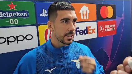 Feyenoord - Lazio, Zaccagni in zona mista