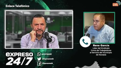 Expreso 24/7 | René García, líder del Sutmn, responde a las acusaciones de nepotismo en su contra