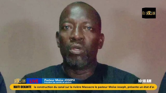 Rivyè Masak.- Prezidan komite jesyon kanal la denonse Leta Ayisyen li di ki afème Leta Dominiken tè.