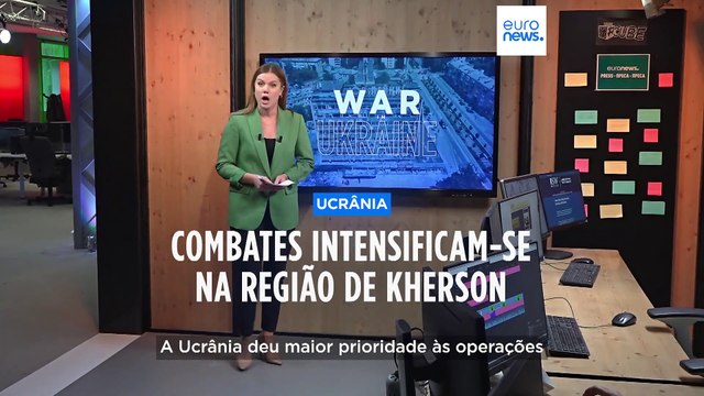 Ucrânia reforça posições nas margens do rio Dnipro