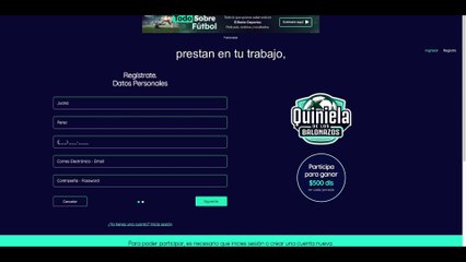 La Quiniela de Los Balonazos - Tutorial