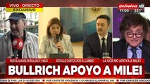 Bullrich apoyó a Milei: ¿Qué opina la gente?