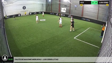 Faute de Maxime MERIJEAU - LOS CEBOLLITAS