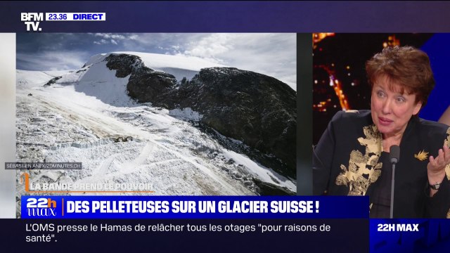 LA BANDE PREND LE POUVOIR - Des pelleteuses sur un glacier suisse